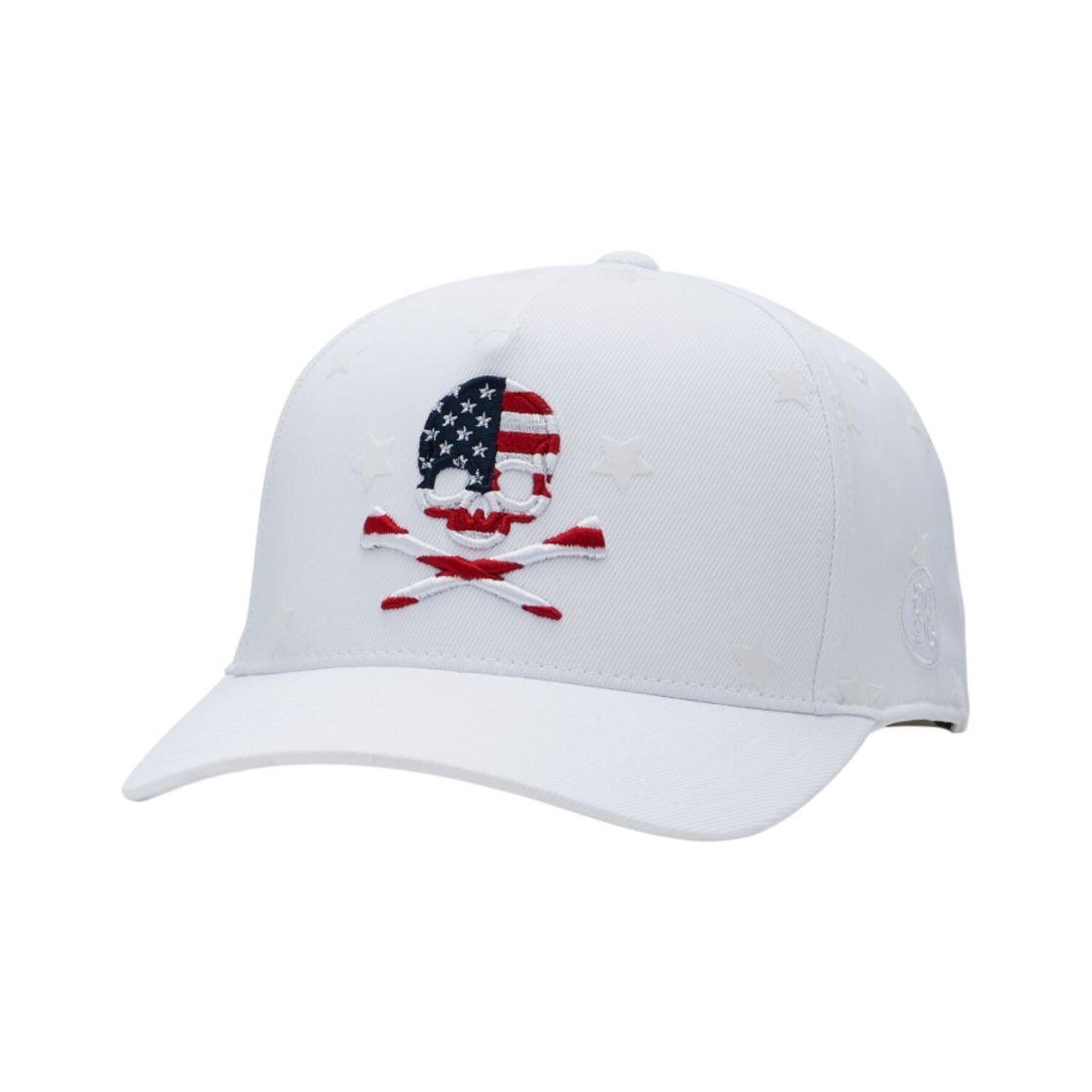 지포어 USA 킬러 티스 스트레치 트윌 스냅백 햇 스노우(G/Fore USA Killer T’s Stretch Twill Snapback Hat Snow)