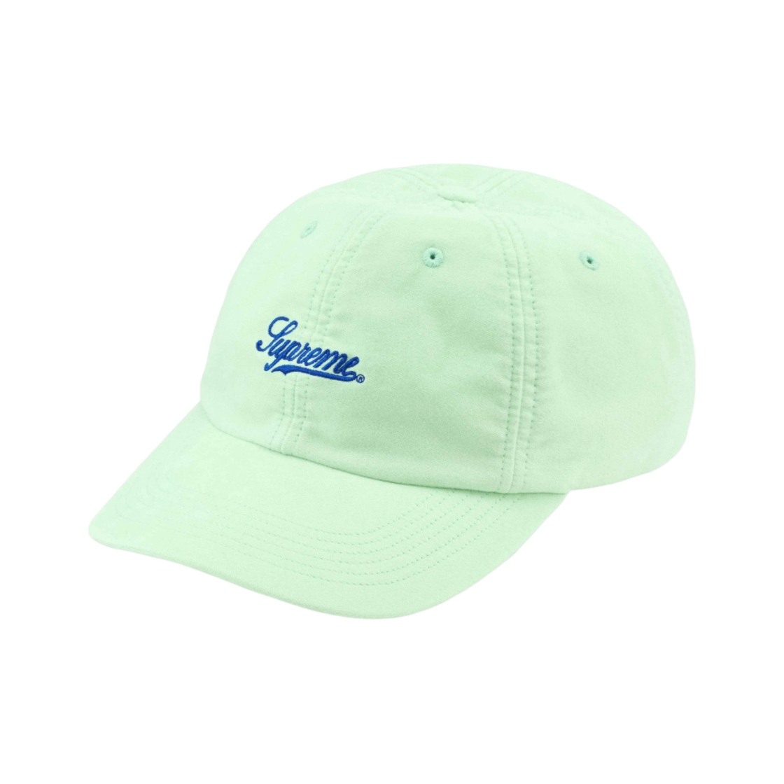 - Supreme Lightweight Moleskin 6-Panel Green - 24SS