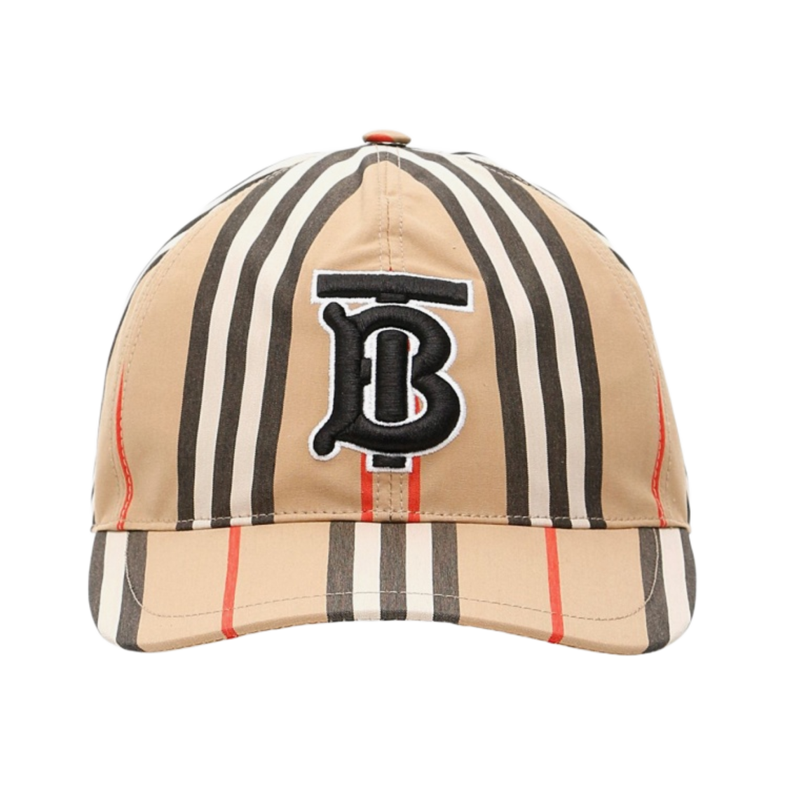 버버리 모노그램 모티프 빈티지 체크 코튼 베이스볼 캡 아카이브 베이지(Burberry Monogram Motif Vintage Check Cotton Baseball Cap Archive Beige)