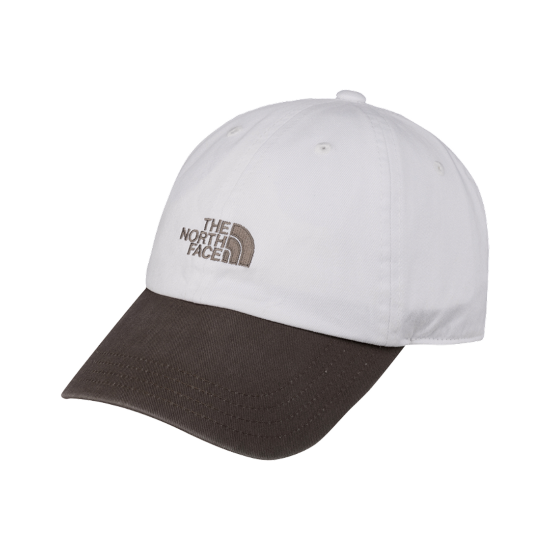 NE3CR01M The North Face White Label Logo Ball Cap Off White