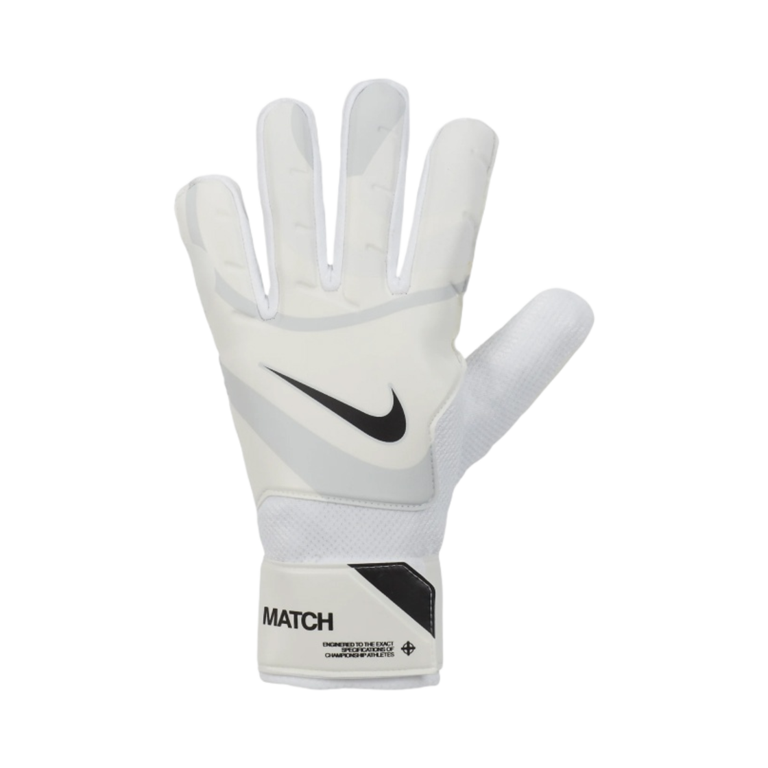 나이키 매치 사커 골키퍼 글러브 화이트 퓨어 플래티넘 블랙(Nike Match Soccer Goalkeeper Gloves White Pure Platinum Black)
