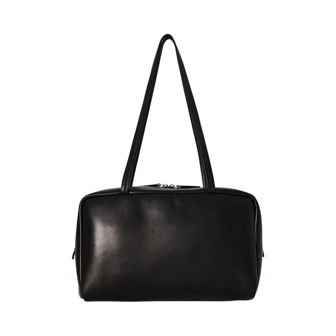 더 로우 아스트라 레더 볼링 백 블랙(The Row Astra Leather Bowling Bag Black)