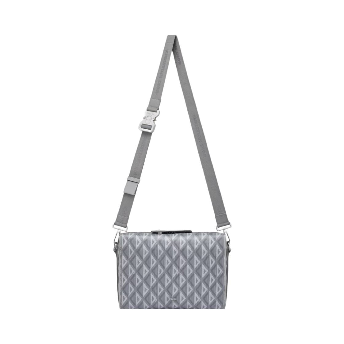 디올 링고 메신저백 CD 다이아몬드 캔버스 스무스 카프스킨 그레이(Dior Lingot Messenger Bag CD Diamond Canvas and Smooth Calfskin Grey) - 4