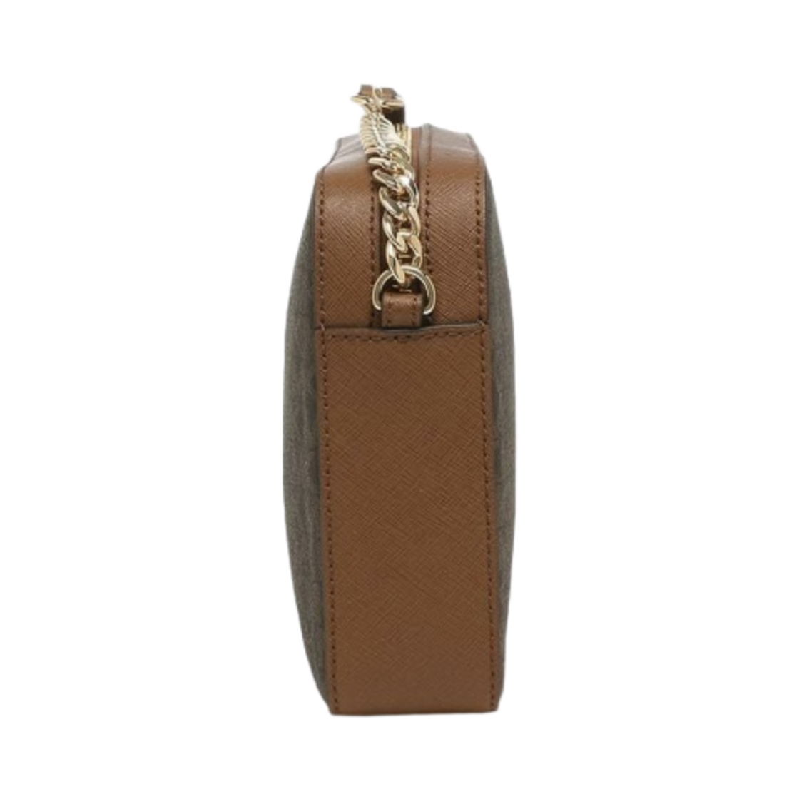 마이클 코어스 제트 세트 라지 프린티트 로고 크로스바디 백 브라운(Michael Kors Jet Set Large Printed Logo Crossbody Bag Brown) - 3