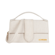 Jacquemus Le Grand Bambino Crossbody Flap Bag Light Greige