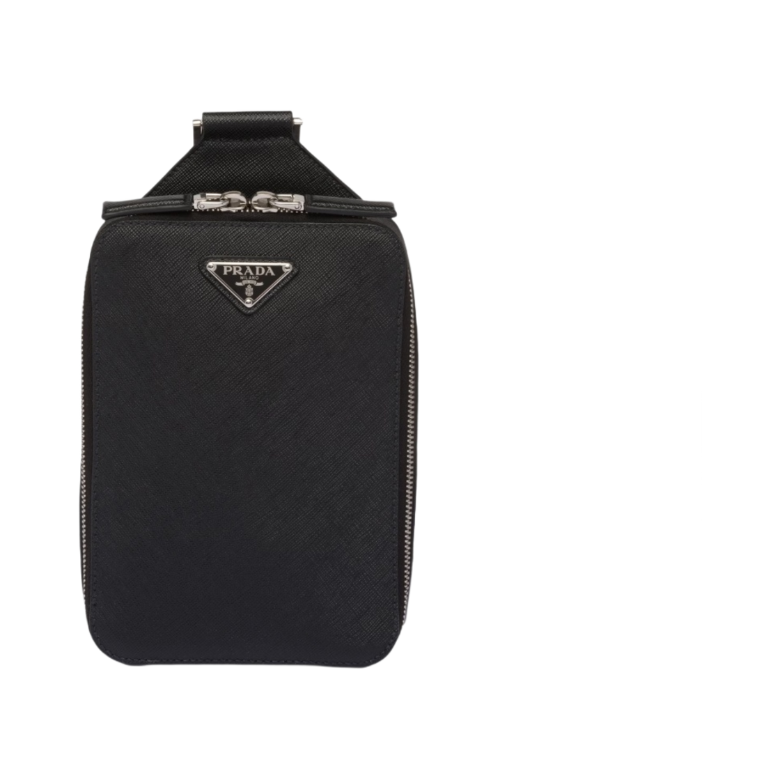 프라다 브리크 사피아노 레더 백 블랙(Prada Brique Saffiano Leather Bag Black) - 1