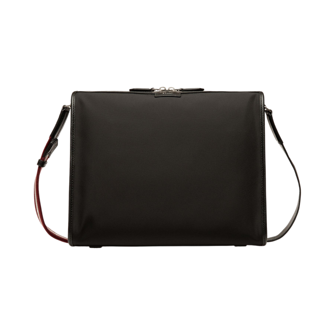 발리 코드 나일론 크로스바디백 블랙(Bally Code Crossbody Bag in Nylon Black)