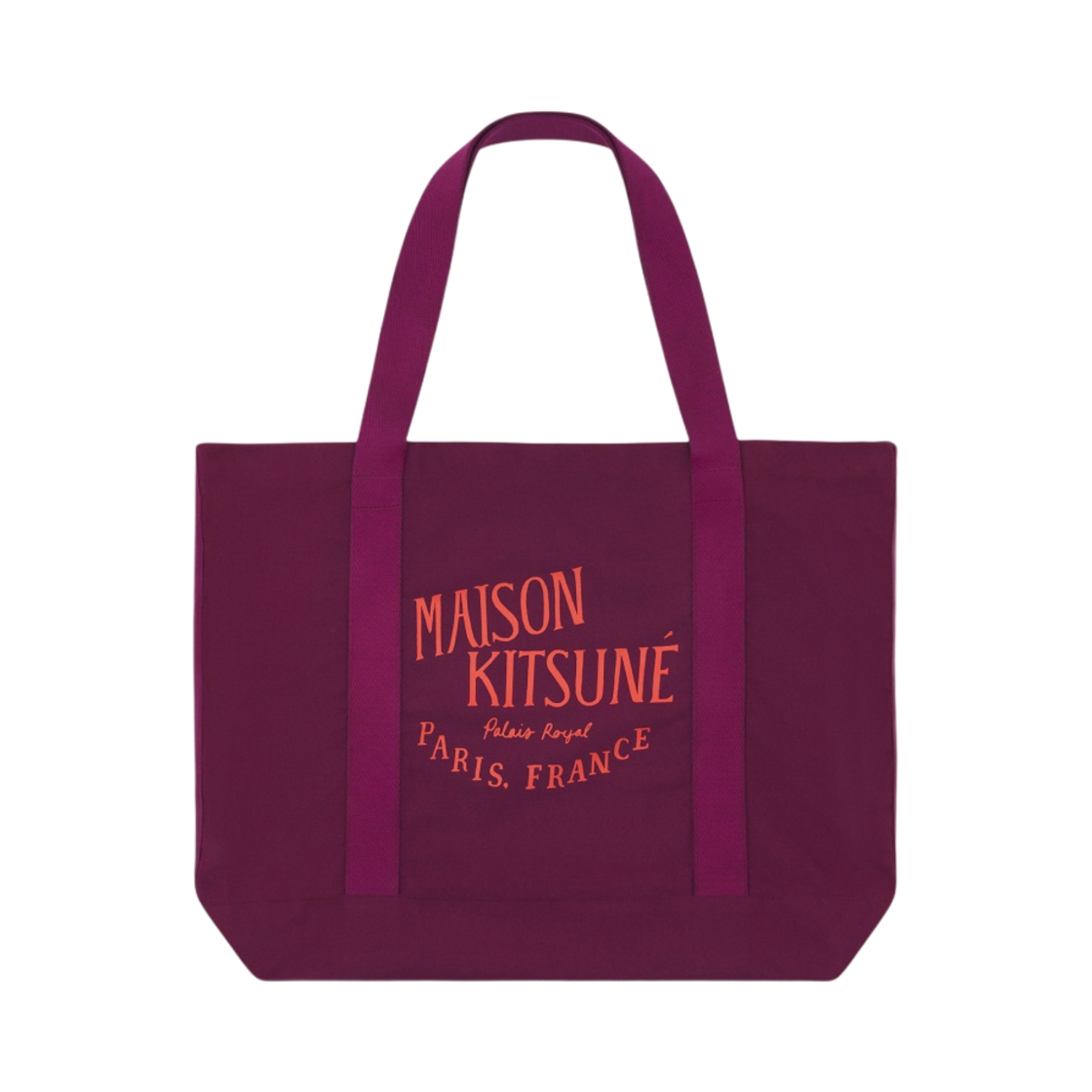 메종 키츠네 팔레이스 로얄 쇼핑 백 그레이프(Maison Kitsune Palais Royal Shopping Bag Grape) - 1
