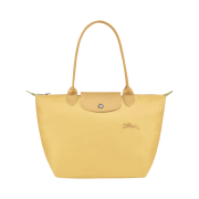 Longchamp Le Pliage Green Tote Bag M Wheat