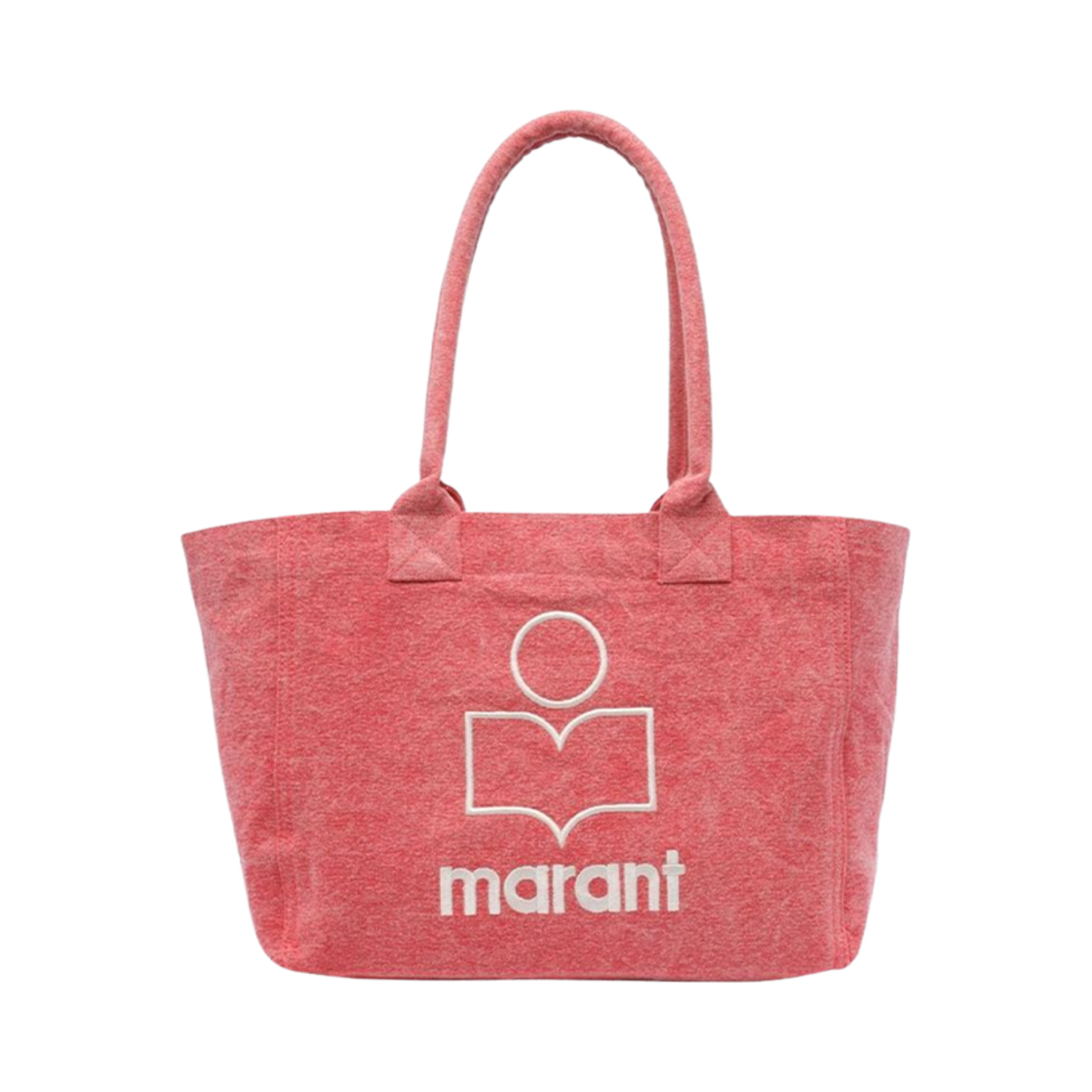 PM0062FA-A1X19M-86BY Isabel Marant Yenky Cotton Tote Bag Berry - 24FW