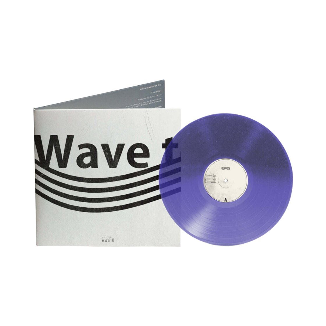 웨이브 투 어스 언카운티드 0.00 LP 투명 블루(Wave to Earth uncounted 0.00 LP Transparent Blue)