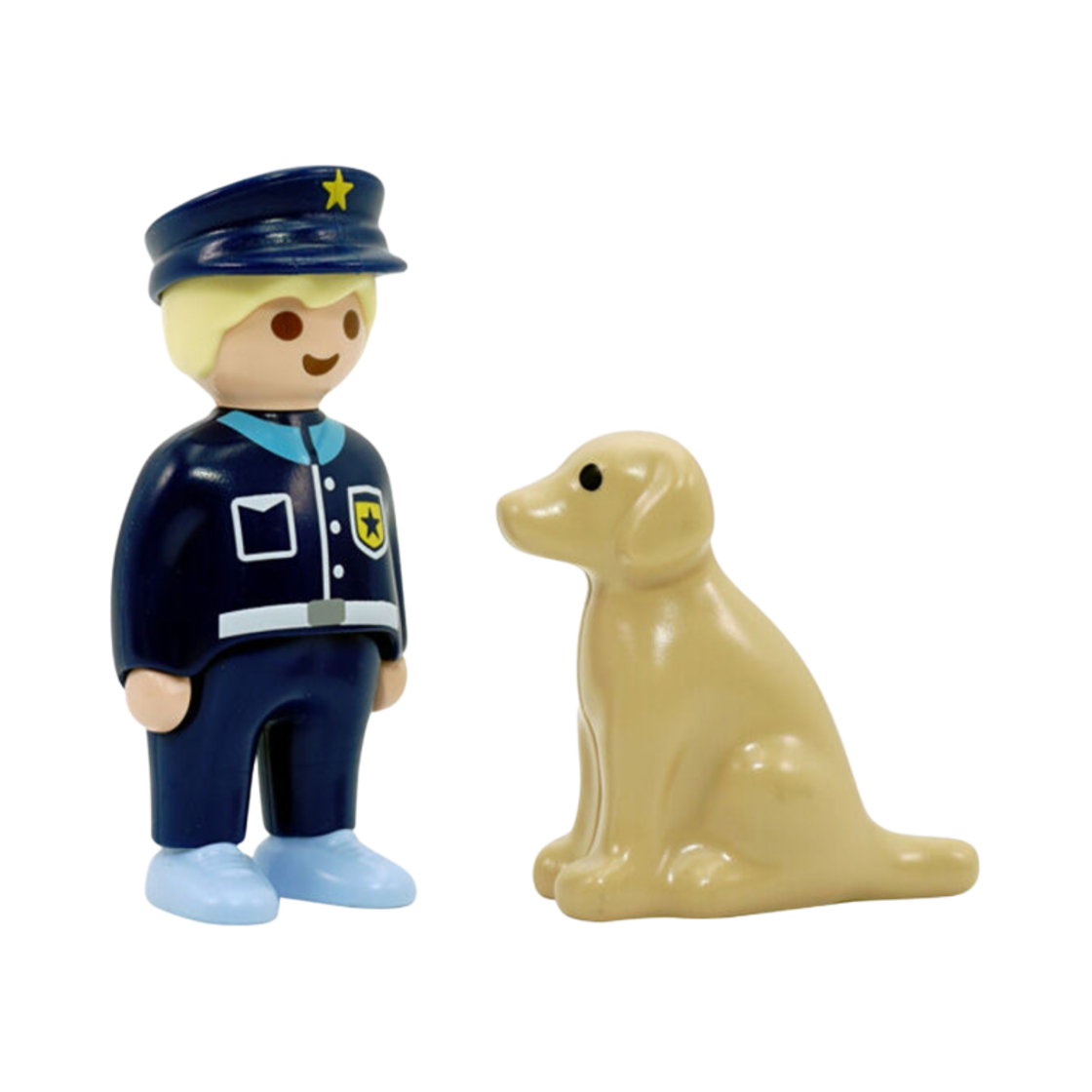 70408 Playmobil 1.2.3 Police and Police Dog