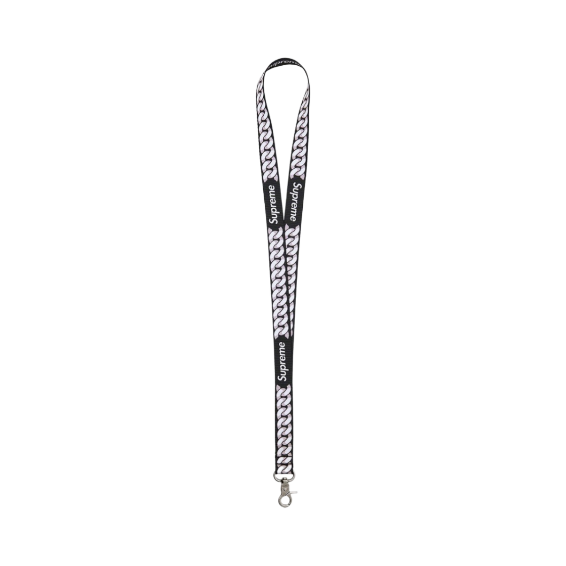 슈프림 쿠반 링크 랜야드 블랙 - 22SS