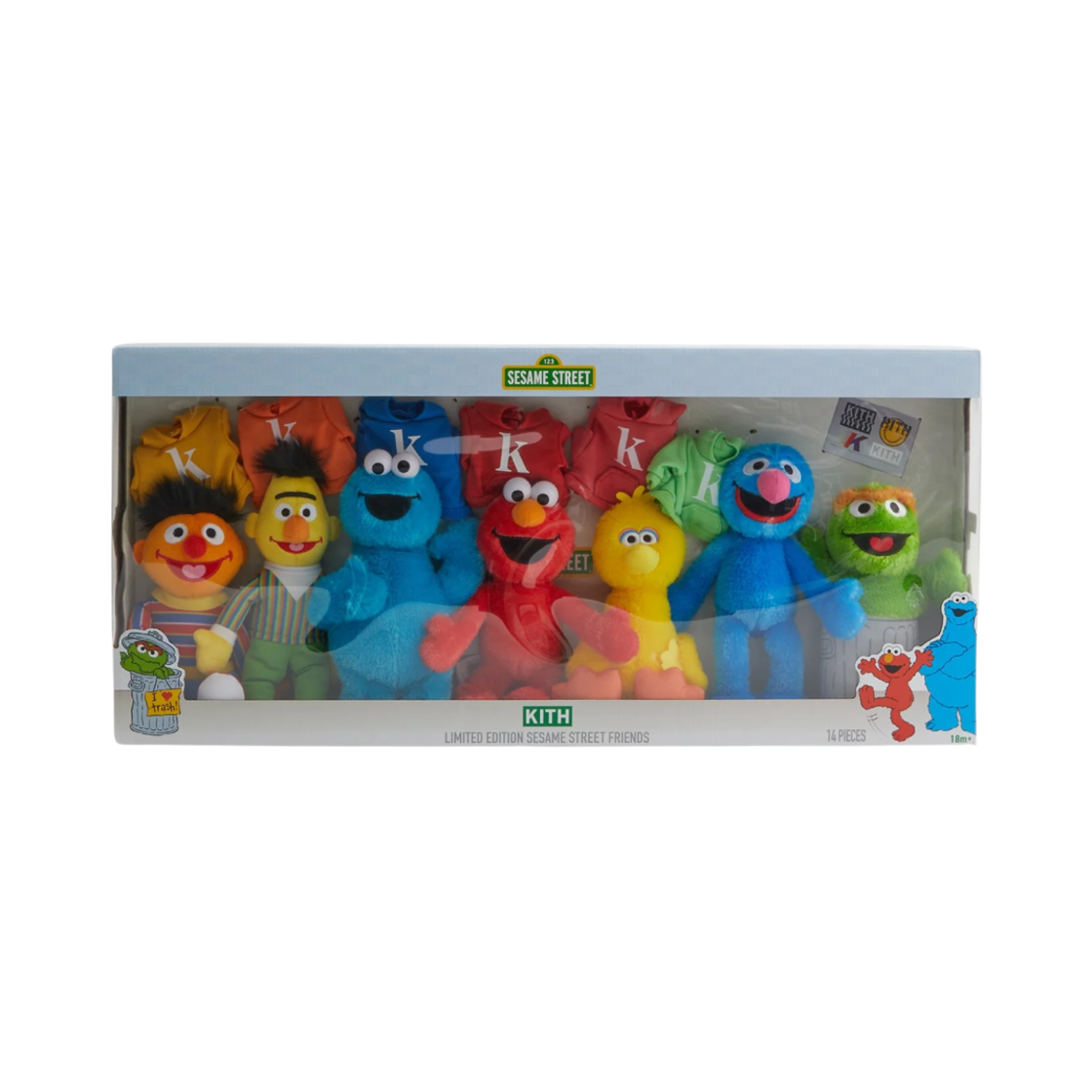 KHL150543-906 Kith x Sesame Street Plush Multi (Set Of 7)