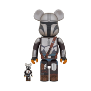 Bearbrick Star Wars The Mandalorian 100% & 400% Set