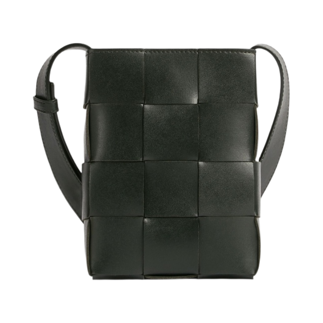 보테가 베네타 카세트백 폰 파우치 다크 그린(Bottega Veneta Cassette Phone Pouch Dark Green) - 1