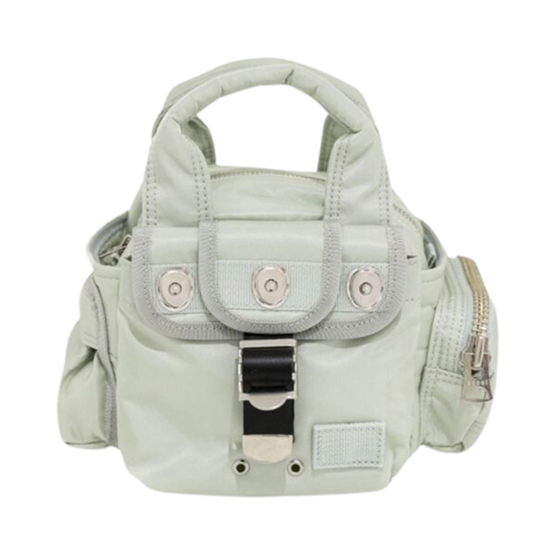 포터 x 사카이 포켓 미니 보스턴 라이트 그린(Porter x Sacai Pocket Mini Boston Light Green)