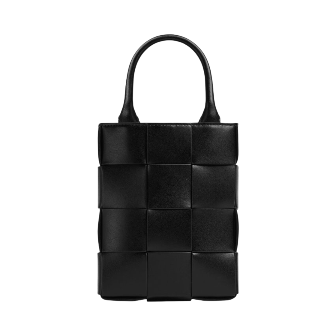보테가 베네타 미니 레더 카세트 토트백 블랙(Bottega Veneta Mini Leather Cassette Tote Bag Black) - 1
