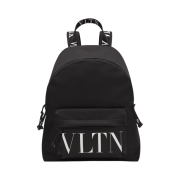 Valentino VLTN Nylon Backpack Black White
