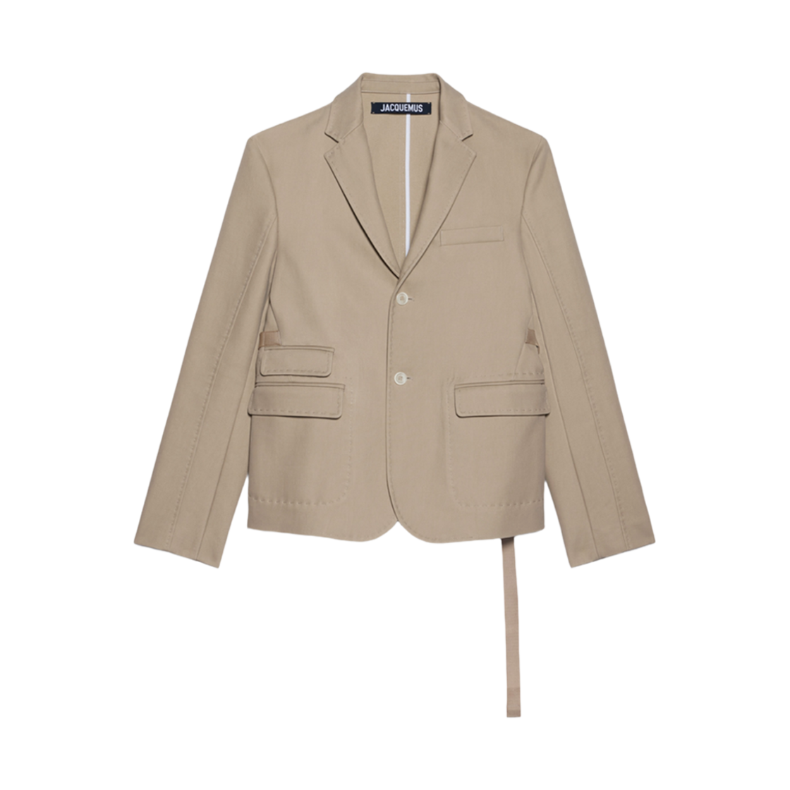자크뮈스 라 베스트 피치니 포 포켓 블레이저 베이지