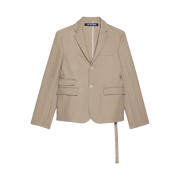 Jacquemus La Veste Piccinni Four Pocket Blazer Beige