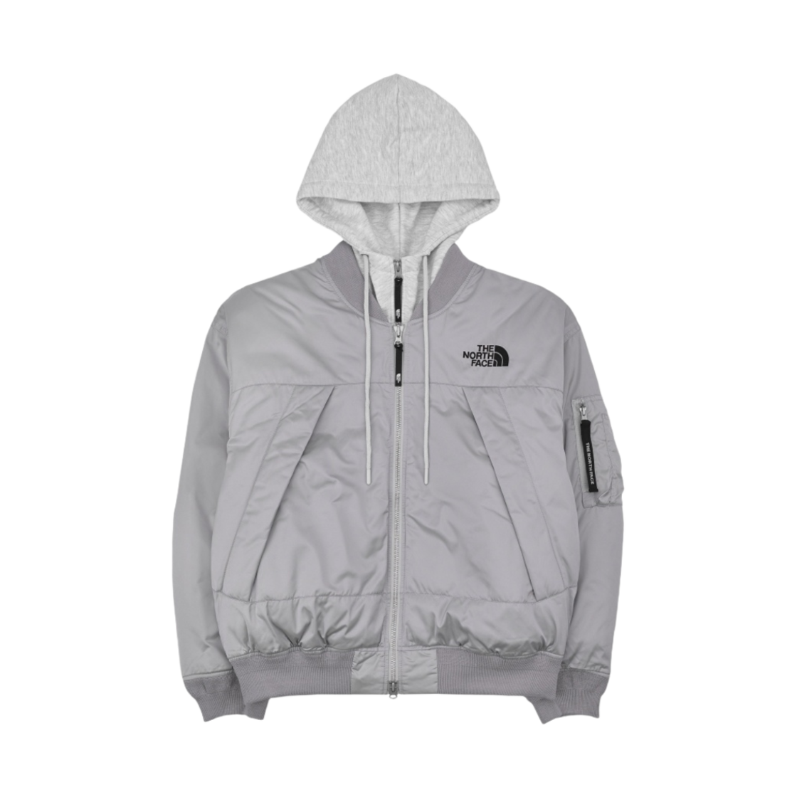 NJ1DP64L The North Face White Label Kulane Down Bomber Light Gray