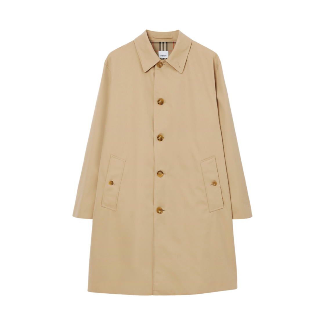 버버리 코튼 개버딘 카 코트 허니(Burberry Cotton Gabardine Car Coat Honey) - 1