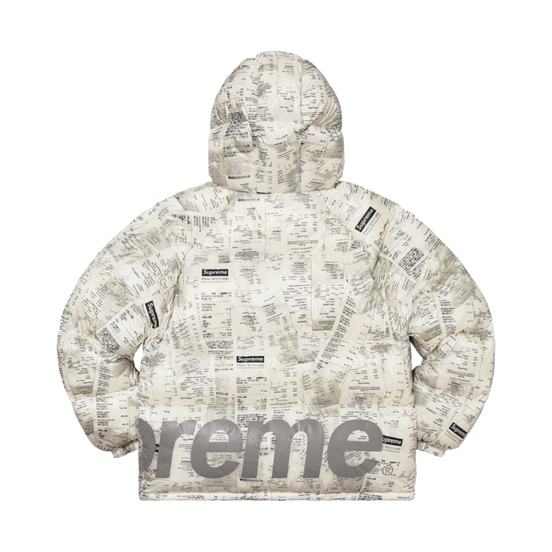 슈프림 후드 다운 자켓 리시트 - 20FW(Supreme Hooded Down Jacket Receipts - 20FW) - 3