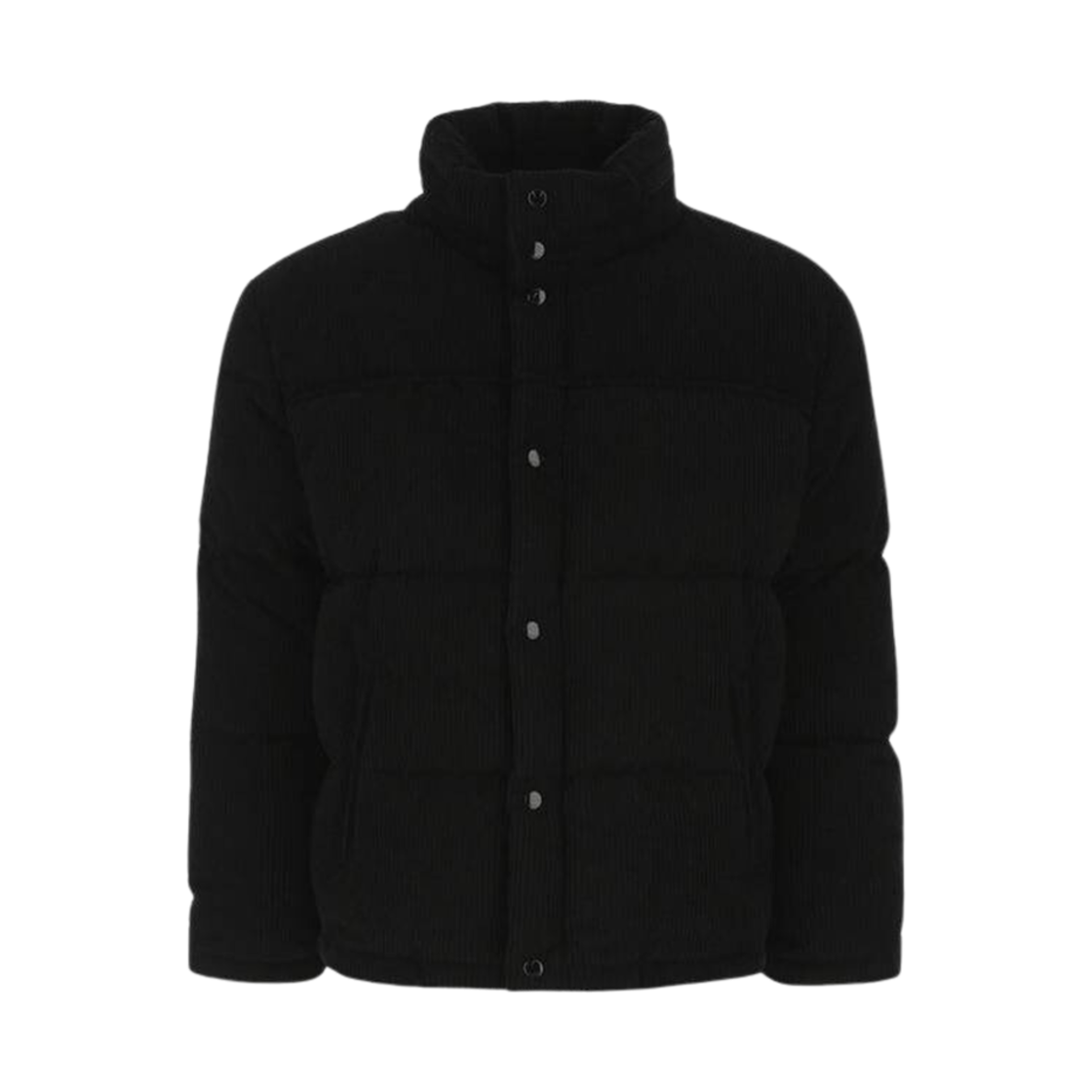 671974-Y9B50-1000 Saint Laurent Corduroy Down Jacket Black