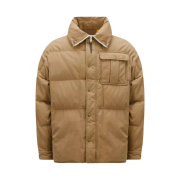 Moncler x Palm Angels Fieldrush Short Down Jacket Beige - 23FW