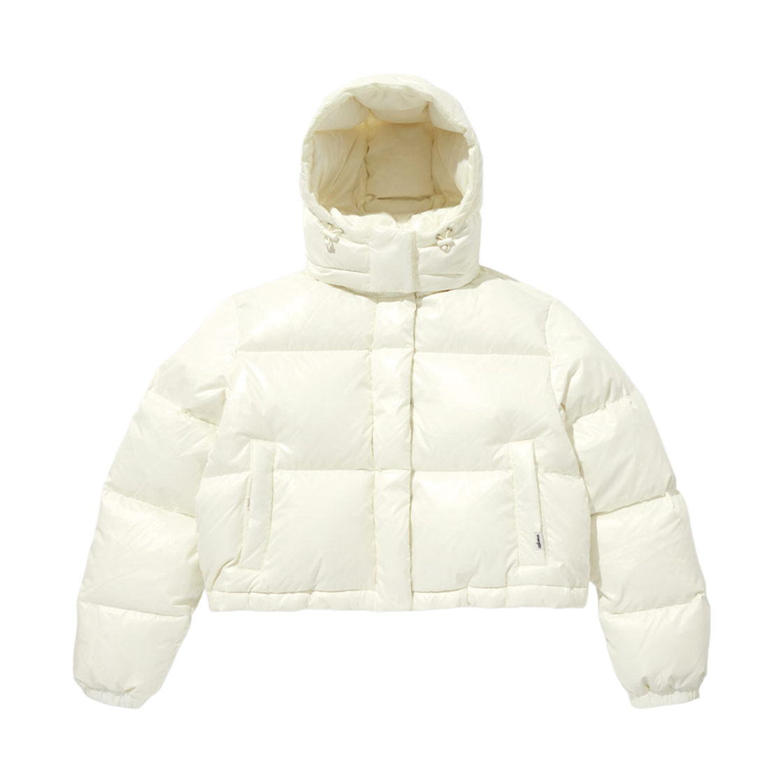 랭글러 우먼 후디 크롭 덕 다운 아이보리(Wrangler (W) Hoodie Cropped Jumper Ivory)