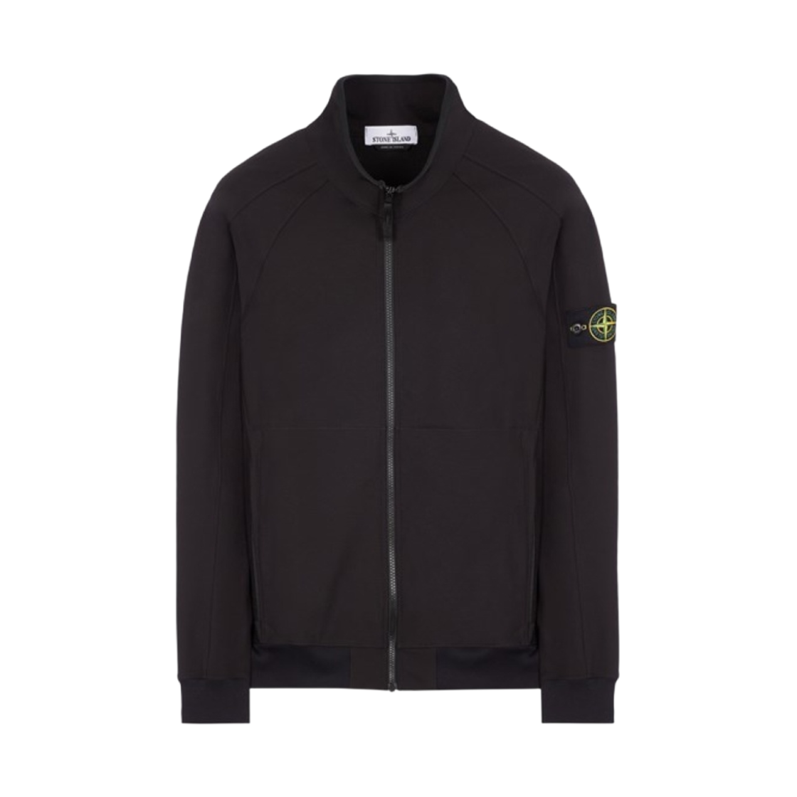 781560753-V0029 Stone Island 60753 Stretch Nylon Technical Fleece Blouson Black - 23SS