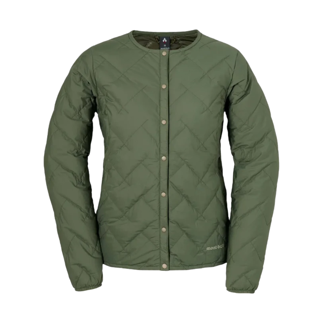 1101667 (W) Montbell Superior Down Round Neck Jacket Khaki