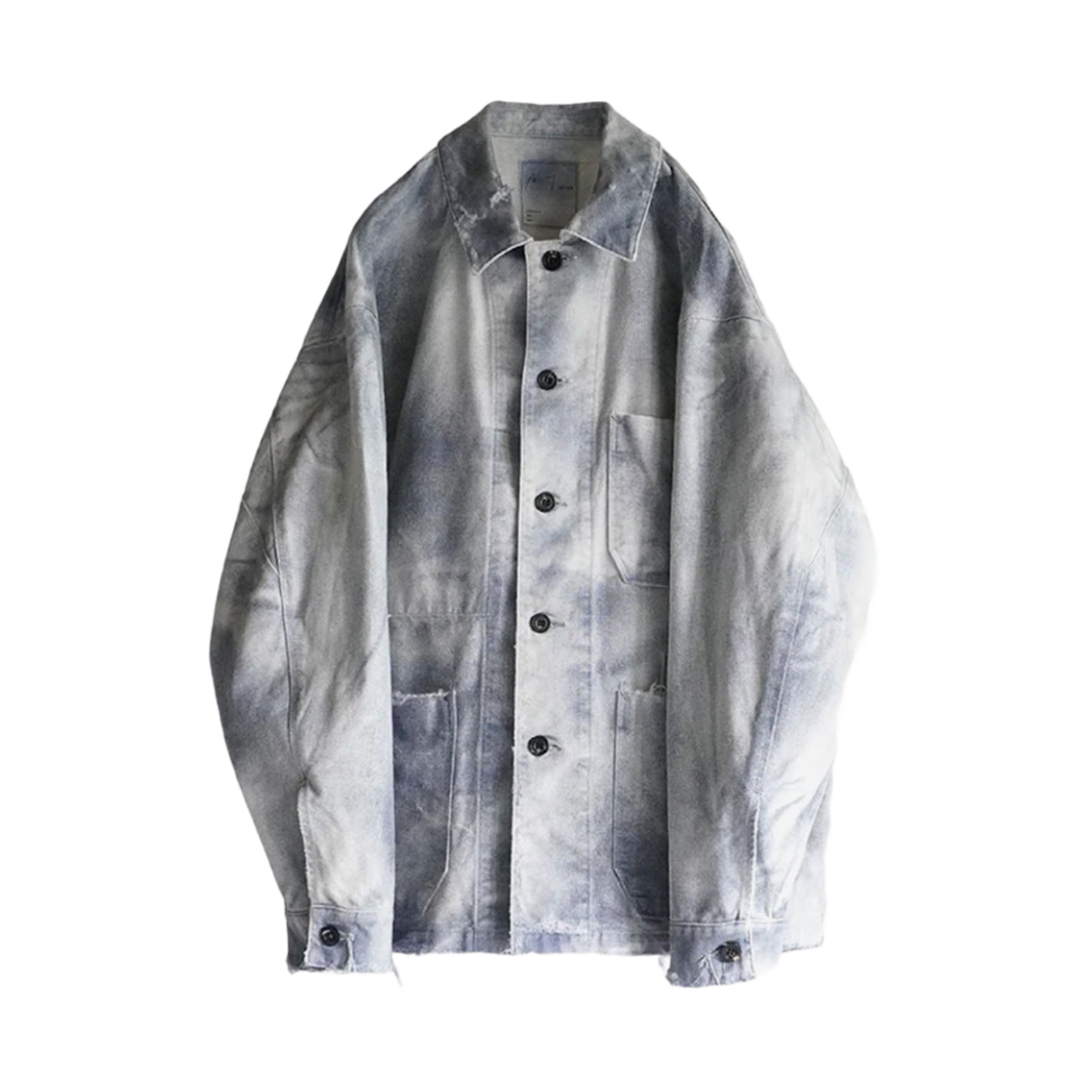 ANC-JK33-3 Ancellm Uneven Paint Coverall Navy