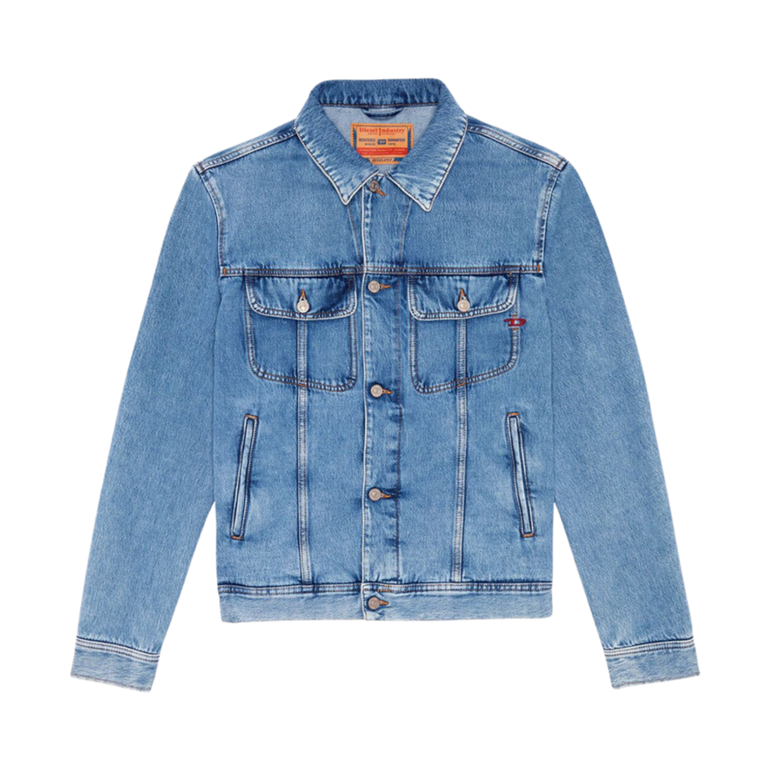 디젤 D-바르시 트러커 자켓 라이트 블루