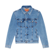 Diesel D-Barcy Trucker Jacket Light Blue