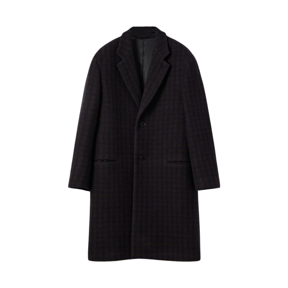 르메르 헤비 울 체스터필드 코트 다크 브라운 마린(Lemaire Heavy Wool Chesterfield Coat Dark Brown Marine) - 1