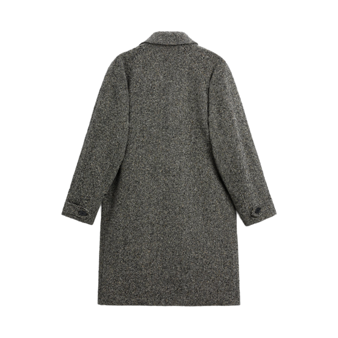 자라 텍스쳐드 버튼 업 코트 블랙 화이트(Zara Textured Button Up Coat Black White) - 2