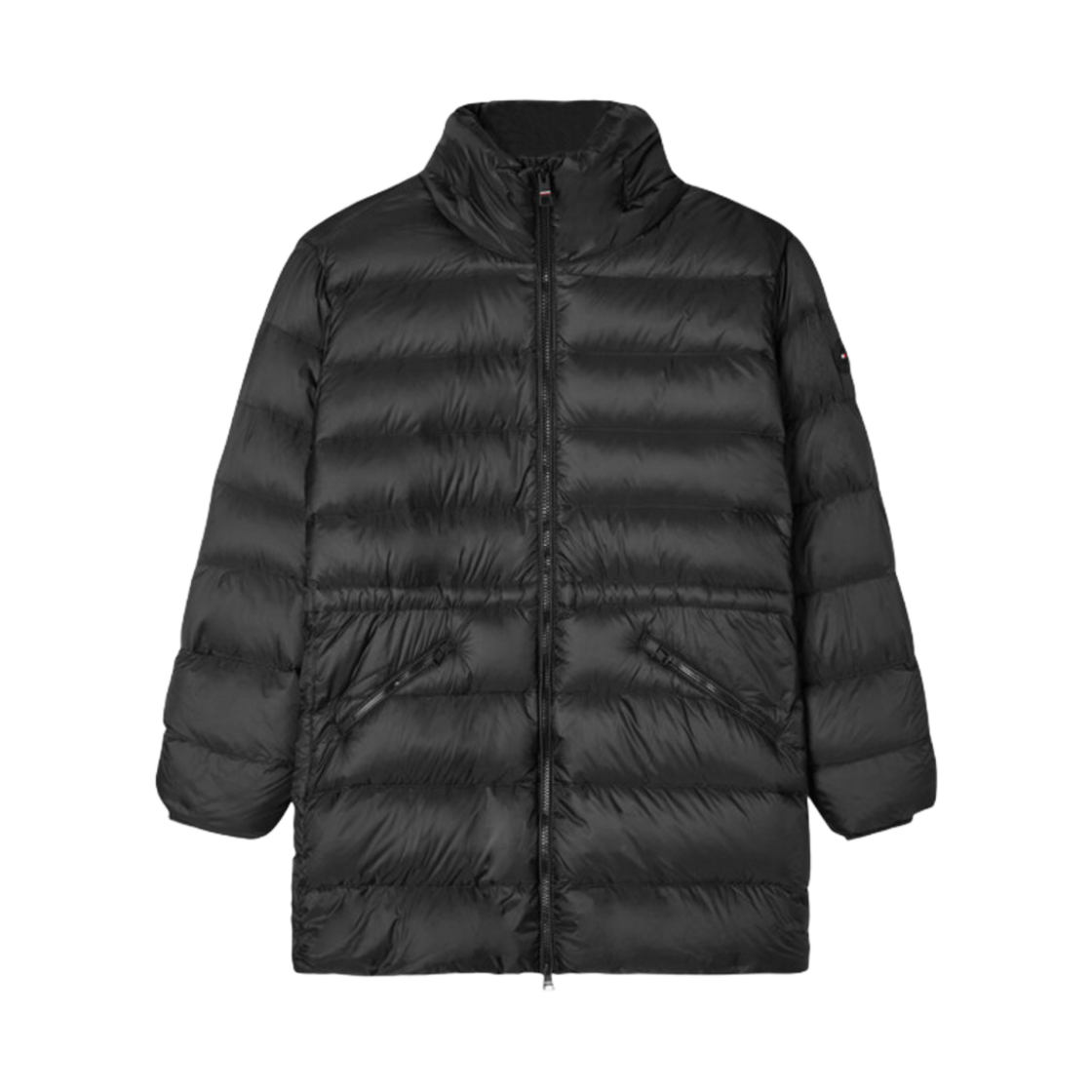 T22E9QCT090WT1BDS (W) Tommy Jeans Funnel Neck Down Coat Black