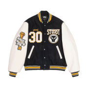 Stussy x Goldie Metalheadz 30 Varsity Jacket Black