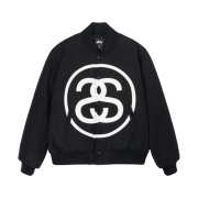 Stussy SS Link Varsity Jacket Black