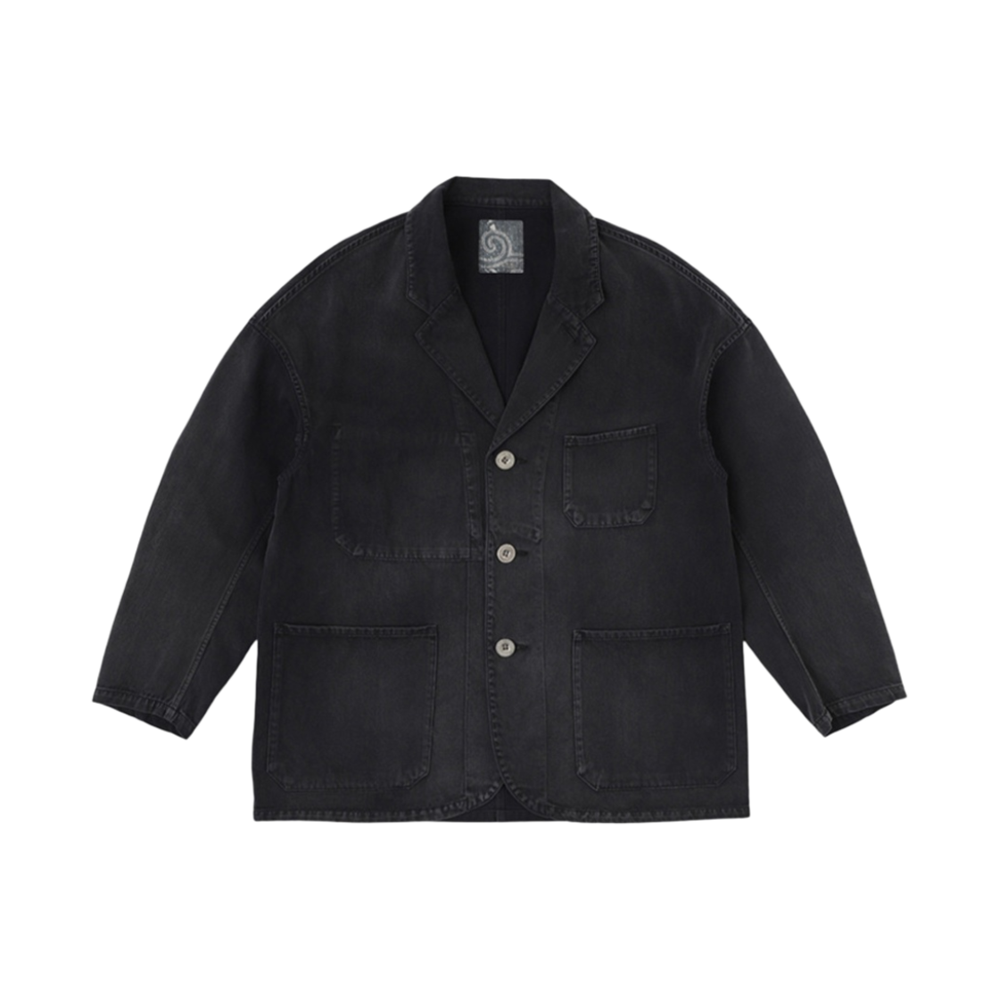 비즈빔 SS 하몬스 초어 자켓 DMGD 블랙 - 23SS(Visvim SS Hammons Chore Jacket DMGD Black - 23SS) - 1