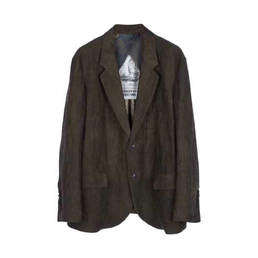 KM4BJAFZC05BR Ziggy Chen Classic Single Breasted Blazer Brown
