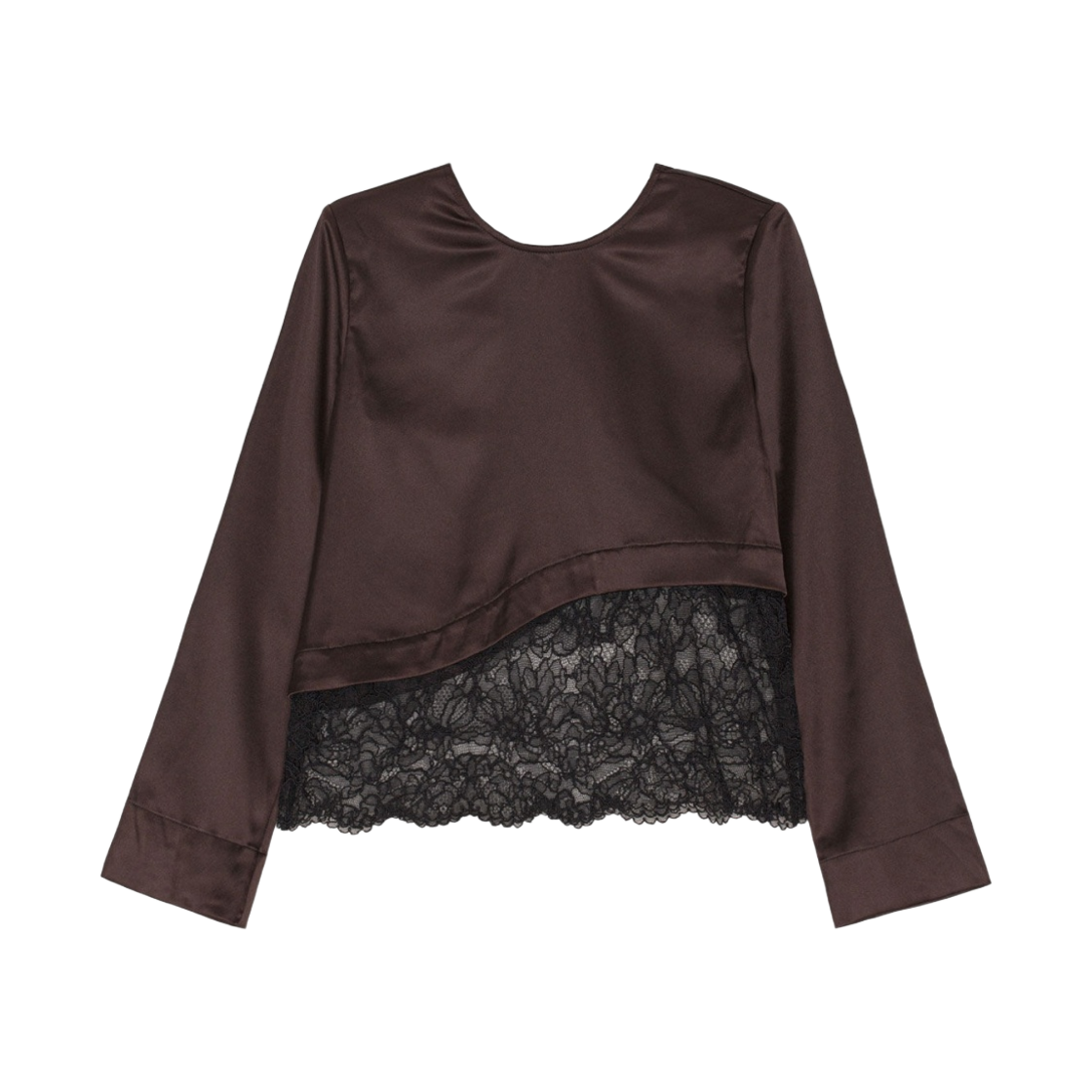 (W) 가니 레이스 블라우스 몰((W) Ganni Lace Blouse Mole) - 2
