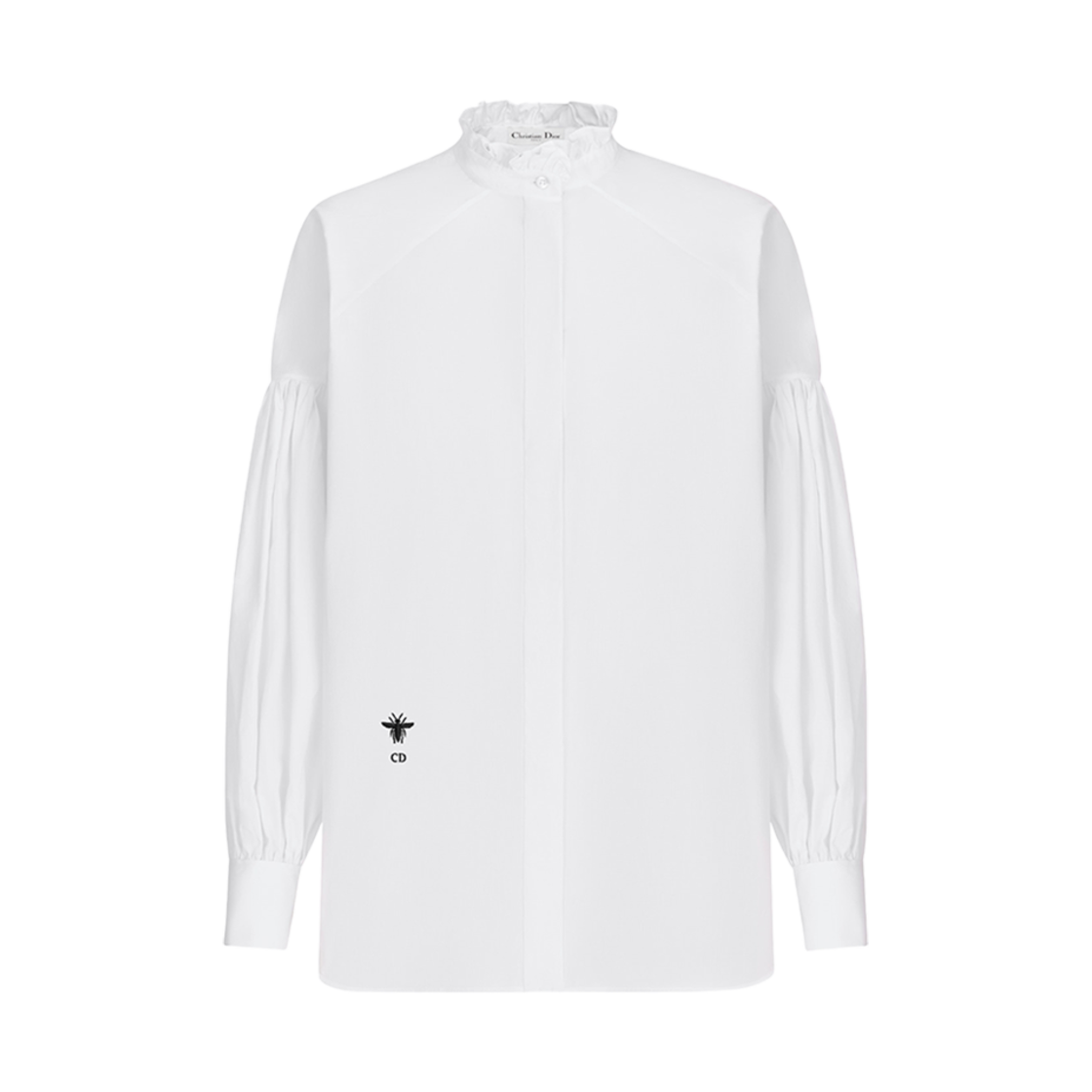 (W) 디올 블라우스 화이트 포플린((W) Dior Blouse White Poplin) - 1