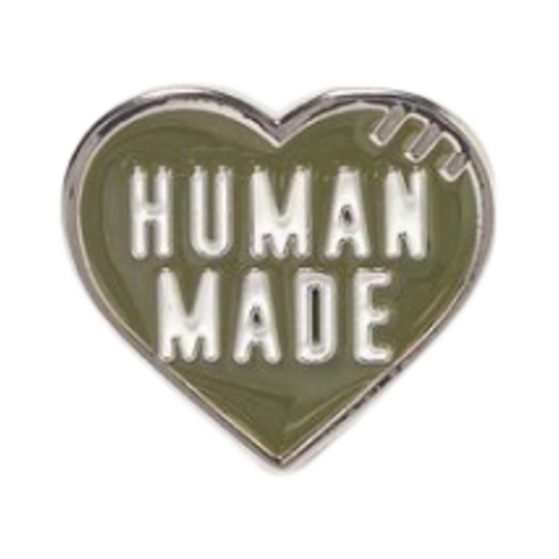 휴먼 메이드 하트 핀 네이비 | Human Made | KREAM
