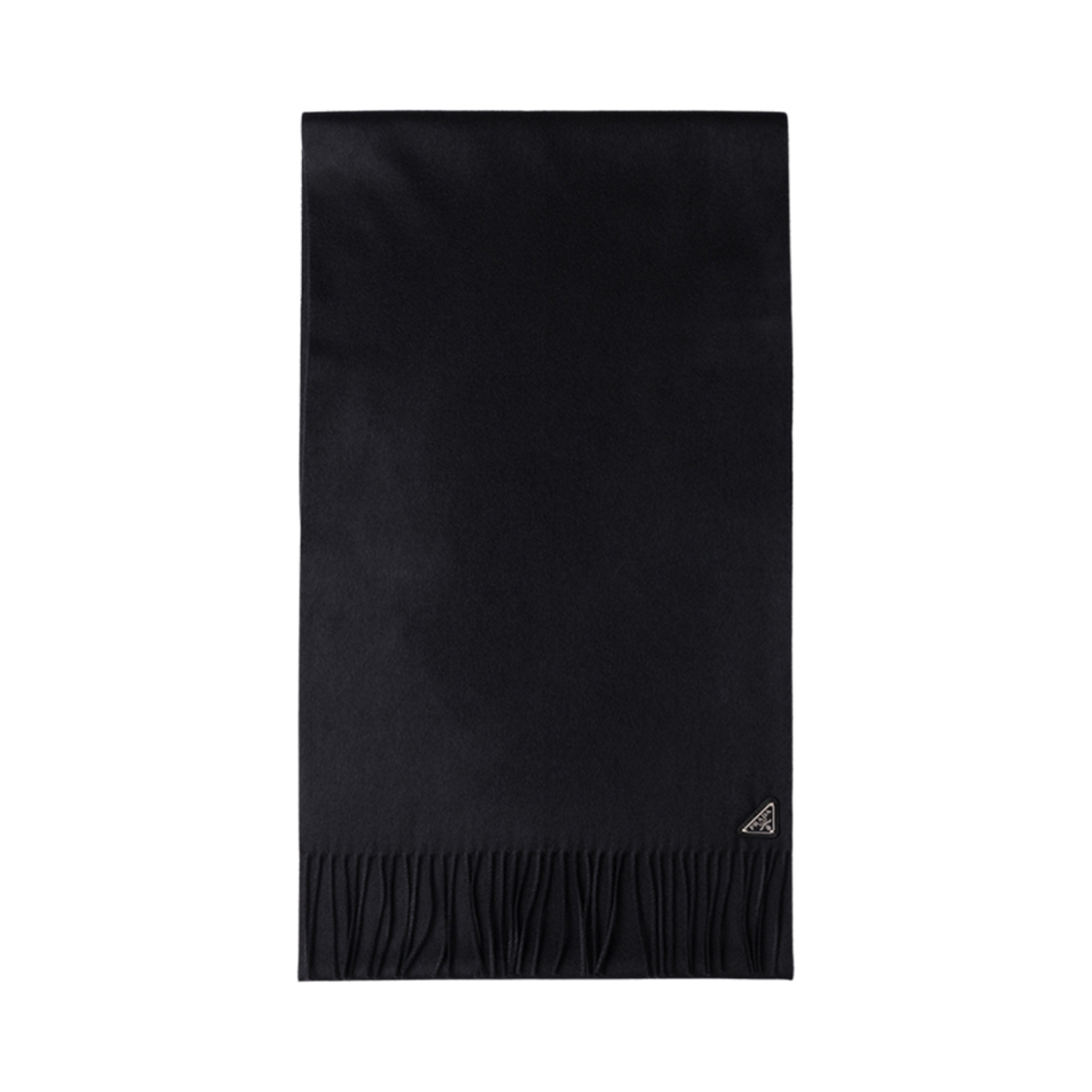2FS065-2COP-F0002 Prada Silk and Cashmere Scarf Black