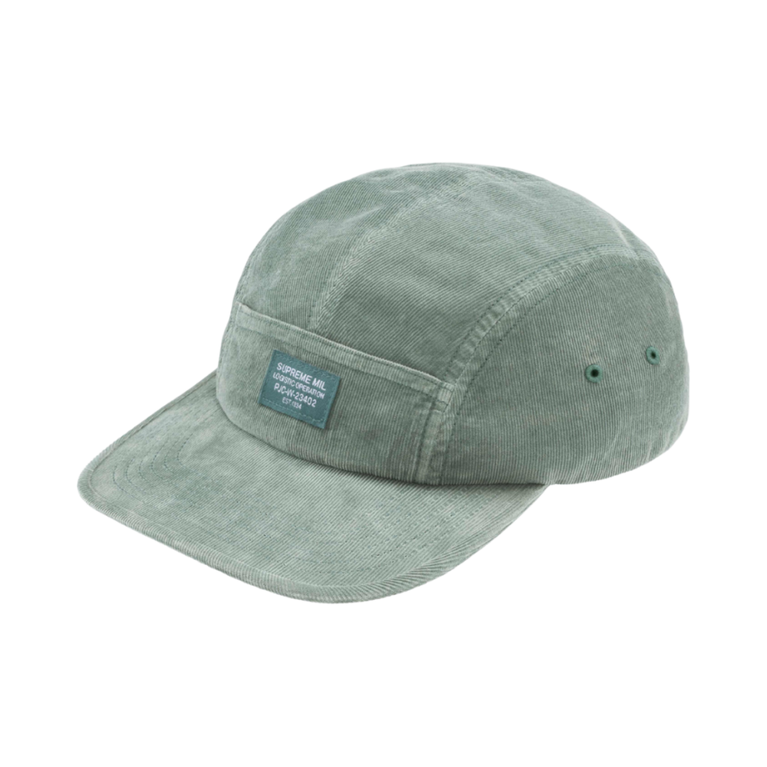 - Supreme Corduroy Pocket Camp Cap Work Teal - 24FW