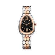 (W) Bulgari Serpenti Sedutory 33mm Watch Stainless Steel Rose Gold