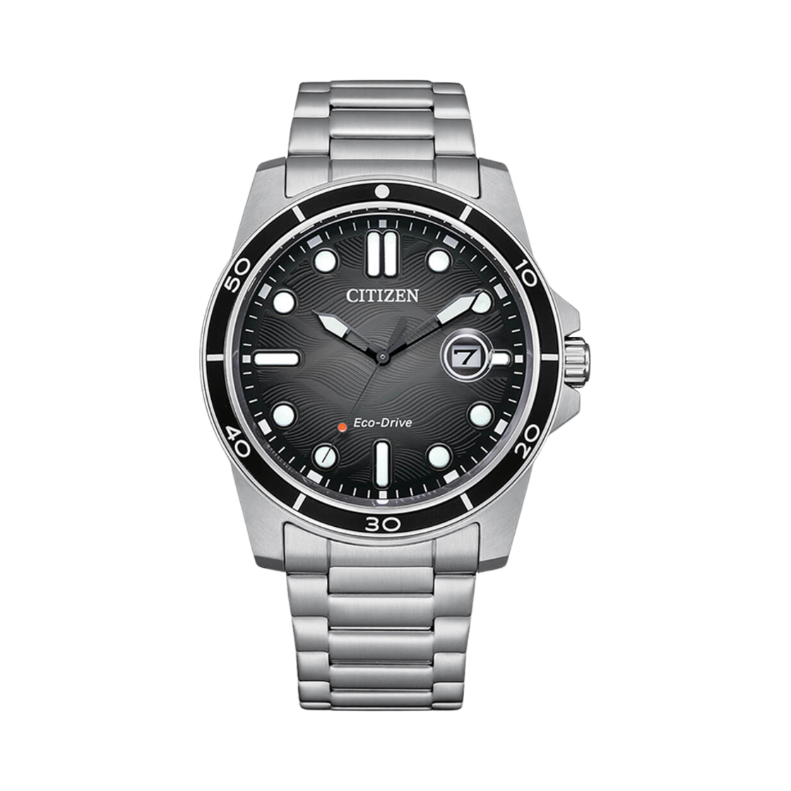 AW1816-89E Citizen Eco-Drive 41.5mm Stainless Steel Black Silver